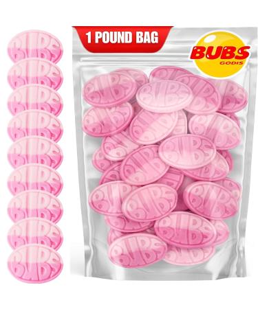 Bubs Foam Soft & Chewy Swedish Candy - Wild Strawberry Pomegranate - 16 Ounce - Gluten and Gelatin Free