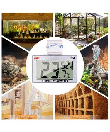 Capetsma Reptile Thermometer Hygrometer for Terrarium - Accurate Digital Monitor for Temperature & Humidity - Easy-to-Read, Wire-Free (1 Pack) - Buy Online on GoSupps.com