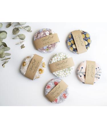Reusable Makeup Remover Pads Eco-Friendly Reusable Cotton Bamboo Rounds Wipes (5)