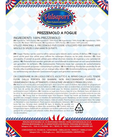  HOME LINE Sun-dried parsley leaves in a 250g pack - Sicilian culture | Gluten-free vegan | Aromatic spices - Buy Online on GoSupps.com