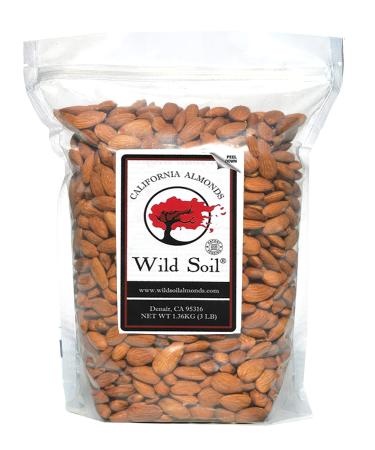 Wild Soil Beyond Almonds  20 Higher Protein Than Other Almonds Distinct and Superior to Organic Raw 3 Pound (Pack of 1) - Buy Online on GoSupps.com