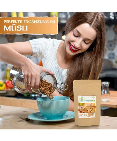 Thousand Herb Premium Organic Cedar Nuts 200g - High-Quality Pine Nuts Bio-Certified - Safe & Pure - German Company - Siberian Stone Pine - Buy Online on GoSupps.com
