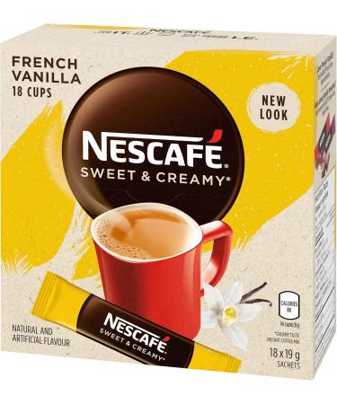 NESCAF Sweet and Creamy French Vanilla Instant Coffee Mix - Buy Online on GoSupps.com