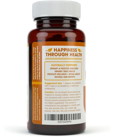 1000mg Saw Palmetto Prostate Supplement with Berry Power - Promotes Prostate Health, Reduces Frequent Urination & DHT Hair Loss - 100 Caps - Buy Online on GoSupps.com