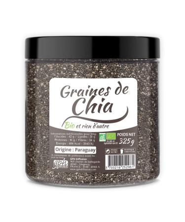 Chia Seeds Organic 325g - GPH DIFFUSION