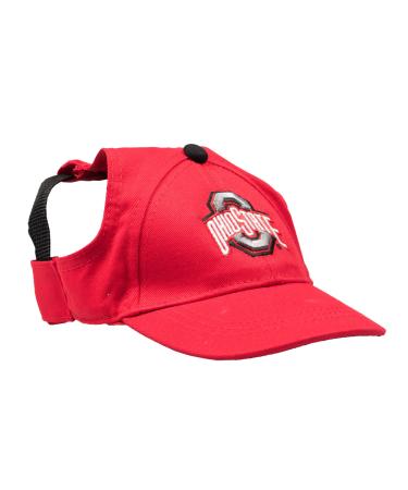 NCAA Pet Baseball Hat Ohio State Buckeyes Medium