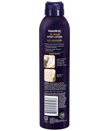 Vaseline Men Fast Absorbing Spray Lotion 6.5 oz - Hydrating Body Moisturizer - Buy Online on GoSupps.com