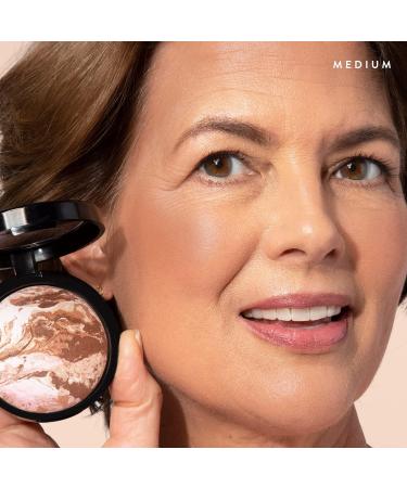 Laura Geller Baked Bronze-N-Brighten Bronzer Powder - Medium - Natural Bronze Glow - Buy Online on GoSupps.com