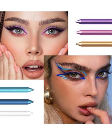 EONFAVE Matte GelEyeliner Set 12 Colors Waterresistant Kajal Pens Smooth and Smudgeproof and Longlasting Cream Pen with High Color Rendering for Colorful Eye Makeup - Buy Online on GoSupps.com