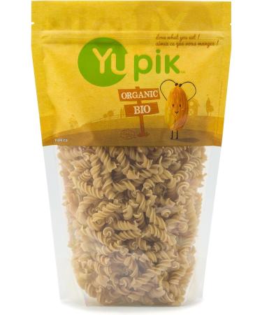 Yupik Organic Spelt Fusilli Pasta 400 g Non-GMO Kosher Vegan Curly Pasta Made from Spelt Flour Salt-Free Source of Fiber Ideal for Hot or Cold Pasta Recipes 400 g (Pack of 1) - Buy Online on GoSupps.com