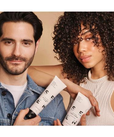 SEEN Fragrance-Free Blow-Out Creme: Non-Comedogenic & Sulfate-Free Hair Cream for Frizz Reduction and Heat Protection - Safe for Sensitive Skin - Buy Online on GoSupps.com