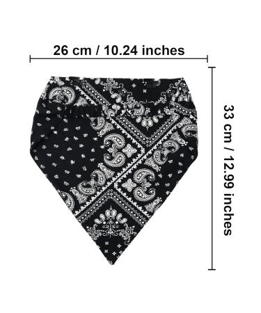 Buy Awaytr Elastic Flower Pattern Hair Bands - Chiffon Headscarves & Clips (3 Pack Cashew) | International Shipping Available - Buy Online on GoSupps.com