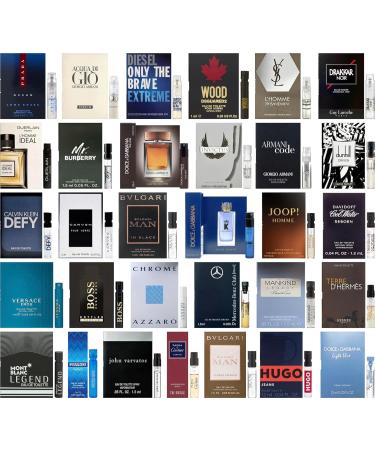Cologne High End Designer Fragrance Sampler Set for Men - (Pack of 8 Sample Vials) - Buy Online on GoSupps.com