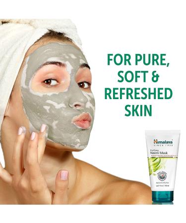 Himalaya Purifying Neem Mask 150ml - Natural Acne & Oil Control - Buy Online on GoSupps.com