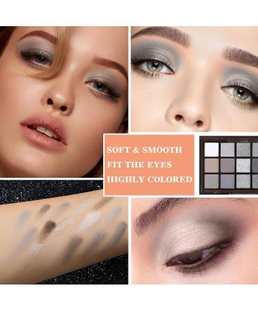15 Colors Eyeshadow Palette Matte Nude Eye Makeup Palette Ultra-Blendable Long Lasting High Pigmented Waterproof Nudes Neutral Smooth Eye Shadow Palette for Women Natural Charming Looking - Buy Online on GoSupps.com
