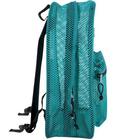 Summit Ridge Aqua Mesh Backpack for Kids & Adults | Perfect for School, Beach, Travel | Colorful Transparent Design with Padded Straps - Buy Online on GoSupps.com