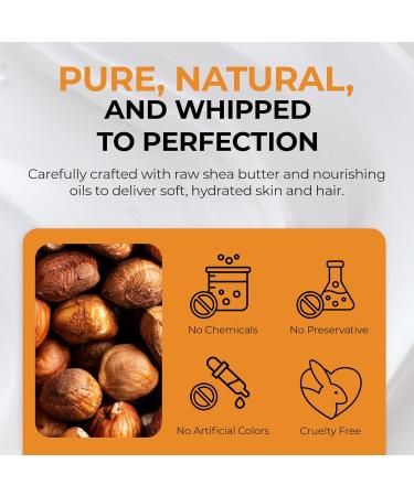 RA COSMETICS Whipped African Shea Butter with Cotton Candy 100% 100% Whipped Shea Body Butter - Buy Online on GoSupps.com