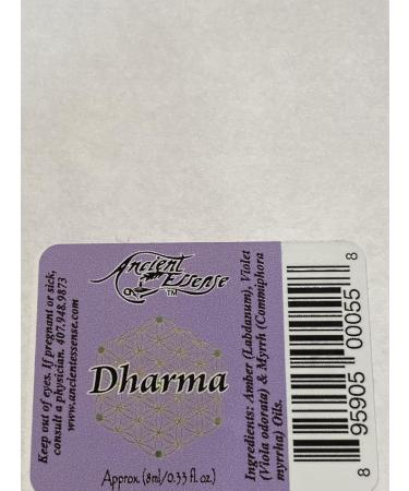 Ancient Essence Dharma Essential Oil Blend: Align with Purpose & Harmony - Pure & Natural Aromatherapy Oil for Meditation Balance - 5ml Bottle Dharma 0.16 Fl Oz (Pack of 1) - Buy Online on GoSupps.com