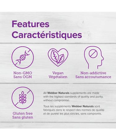 Webber Naturals Sleep Cycle Melatonin with L-Theanine 5-HTP & Sleep Botanicals & Melatonin 10 mg with 150 mg of Magnesium 60 Tablets For Sleep Support Muscle Function and Relaxation Vegan - Buy Online on GoSupps.com