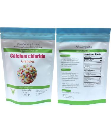 Calcium Chloride & 100% Food Grade - Molecular Gastronomy - 113 g (4 oz) - Buy Online on GoSupps.com