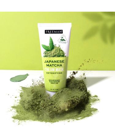 Freeman Exotic Blends Japanese Matcha Cream Face Mask - Detoxifying & Skin Repairing for Oily/Normal Skin - 6 fl. oz - Buy Online on GoSupps.com