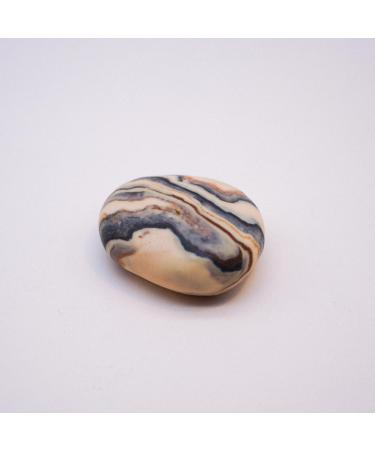 Handmade Pebble Soap in Marble Effect Design (1 Light Brown) 1 Light Brown