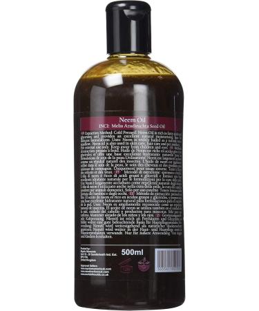 Buy Mystic Moments Neem Carrier Oil 500ml - 100% Pure | International Shipping Available - Buy Online on GoSupps.com