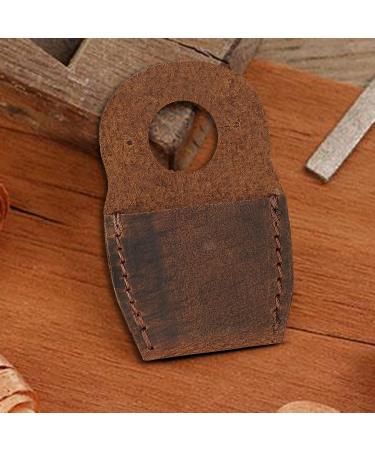 CestAntiQ Handmade Leather Thumb Guard and Finger Protector for Carpenter Carving - Brown - Buy Online on GoSupps.com