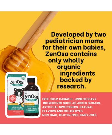 Organic Children's Cough Medicine | Natural Cough Syrup with Immune Boosters | Honey Berry Flavor | Ages 1+ | 4 FL OZ - Buy Online on GoSupps.com