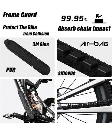ENLEE Mountain Bike Down Tube Frame & Chain Protector - MTB Bicycle Guard for Collision & Scratch Protection - Buy Online on GoSupps.com