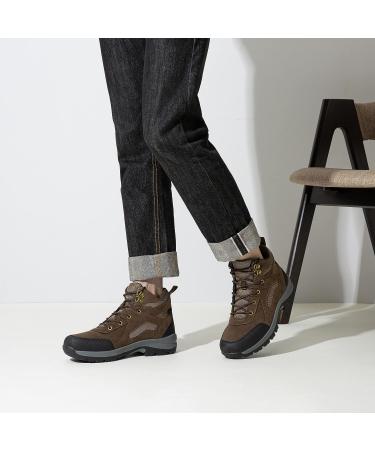 Jousen Men's Waterproof Hiking Boots 12 Brown - Lightweight Outdoor Trekking Shoes | 2022 New - Buy Online on GoSupps.com