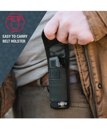 SABRE Tactical Pepper Gel With Belt Holster For Easy Carry, Maximum Police Strength OC Spray, Quick Access Flip Top Safety, Tactical Design For Security Professionals, 18 Bursts, 18-Foot Range - Buy Online on GoSupps.com