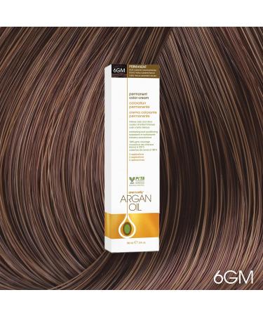 One N Only Permanent Hair Color - Argan Oil Hair Dye for Rich Tones & Gray Coverage - 6GM Dark Caramel Mocha Blonde - Moisture & Elasticity Boost - Ship Internationally - Buy Online on GoSupps.com