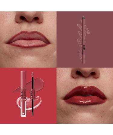 NYX Lip Gloss - High Pigment, Long Lasting, No Transfer Shine (Movie Maker) - Buy Online on GoSupps.com