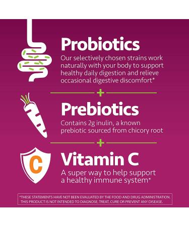 Up4 Probiotic Gummies for Digestive & Immune Support - Vegan, Gluten-Free, Non-GMO - 60 Count - Buy Online on GoSupps.com