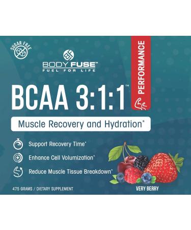 BCAA 3:1:1 Very Berry | Muscle Recovery & Hydration Supplement | 30 Servings - International Shipping Available - Buy Online on GoSupps.com