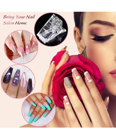 AONAT 10-Piece Polygel Nail Clips | Transparent Nail Tip Tool for DIY Manicure | Essential Nail Accessories - Buy Online on GoSupps.com