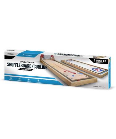 GoSports Shuffleboard and Curling 2 in 1 Board Games | Fun Indoor Family Game - Buy Online on GoSupps.com
