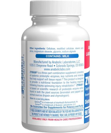 Cartilage Ligament and Tendon Supplement - Clinical Restorative Joint Support Formula with Bovine Cartilage Minerals and Proteolytic Enzymes for Enhanced Comfort Mobility Zymain 90 Support - Buy Online on GoSupps.com