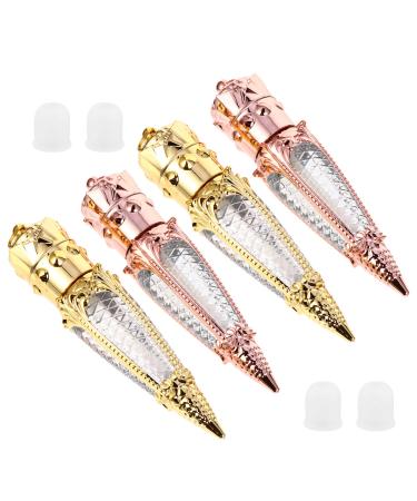 Minkissy 10 st empty tube lip gloss deodorant quadratic lip hose empty lip gloss bottles clear lip gloss empty lipstick bottles deodorant lip sticker plastic