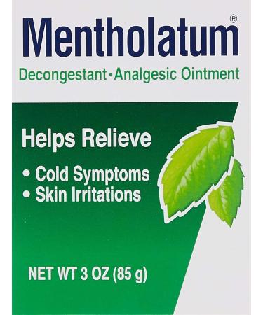 Mentholatum Decongestant Analgesic Ointment 85g - Fast Relief for Congestion - Buy Online on GoSupps.com