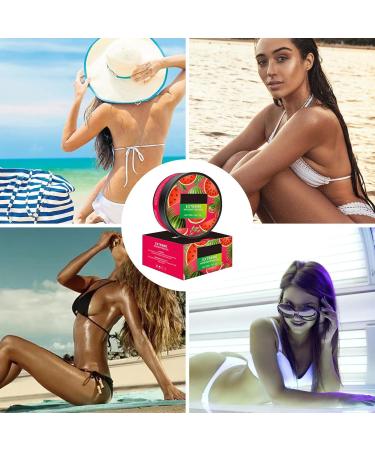 Tanning Gel Tanning Cream Moisturizing Gel Natural Tanning Accelerator Cream Gel With Tropical Fruit Scent Rich In Oils And Butters Keeps Skin Moisturized And Soft For Sunbeds & Outdoor Sun watermelon - Buy Online on GoSupps.com