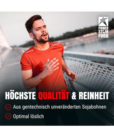 Powerstar Lecithin Powder 500g | Vegan Soy Lecithin GMO-Free German Quality | Rich in Phosphatidyl Choline & Vitamins | Instant Health Supplement - Buy Online on GoSupps.com