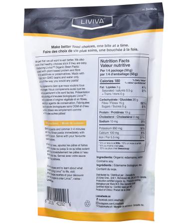 LIVIVA High Protein Keto Edamame Spaghetti 7oz (Pack of 6) - Organic & Delicious - Buy Online on GoSupps.com