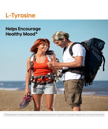 Doctor's Best L-Tyrosine 500 mg - 120 Veggie Caps for Enhanced Focus & Mood - Buy Online on GoSupps.com