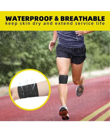 Anjocare Self-Adhesive Bandage Wrap (8 Pack) - Breathable Cohesive Bandage for First Aid Sports Injuries Dog Vet Use - 5cm x 4.5m Black - Buy Online on GoSupps.com