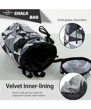 Rock Climbing & Weightlifting Chalk Bag Set - 4 Pack with Refillable Chalk Ball and Liquid Chalk - Gym Equipment Accessories - Buy Online on GoSupps.com