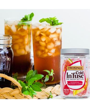 3 Pack Selection of Twinnings Cold In'Fuse | 3 Flavours 36 Infusers for Water Bottle with Hubsidia Thank you Card - Buy Online on GoSupps.com