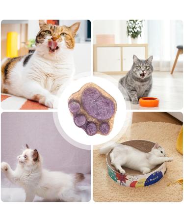 Kitten Treats - Cat Treats for Indoor Cats - Natural Healthy Cat Snacks Treats | Cat Paw Biscuits Cat Treat | Dry Cat Treats Kitten Treats | Kitten Treats Paw Shape Cat Food Treats | Treats for Cat Purple - Buy Online on GoSupps.com