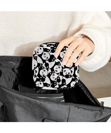 Panda Period Storage Bag | Sanitary Napkin & Travel Makeup Pouch - Animal Print - Buy Online on GoSupps.com